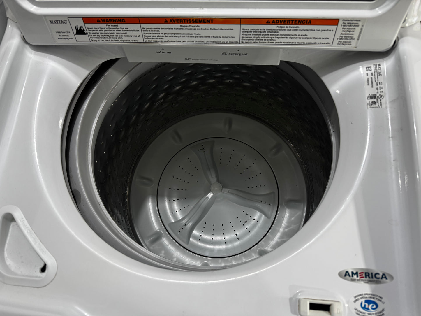 Maytag bravos set washer dryer 5.5 cu ft $600
