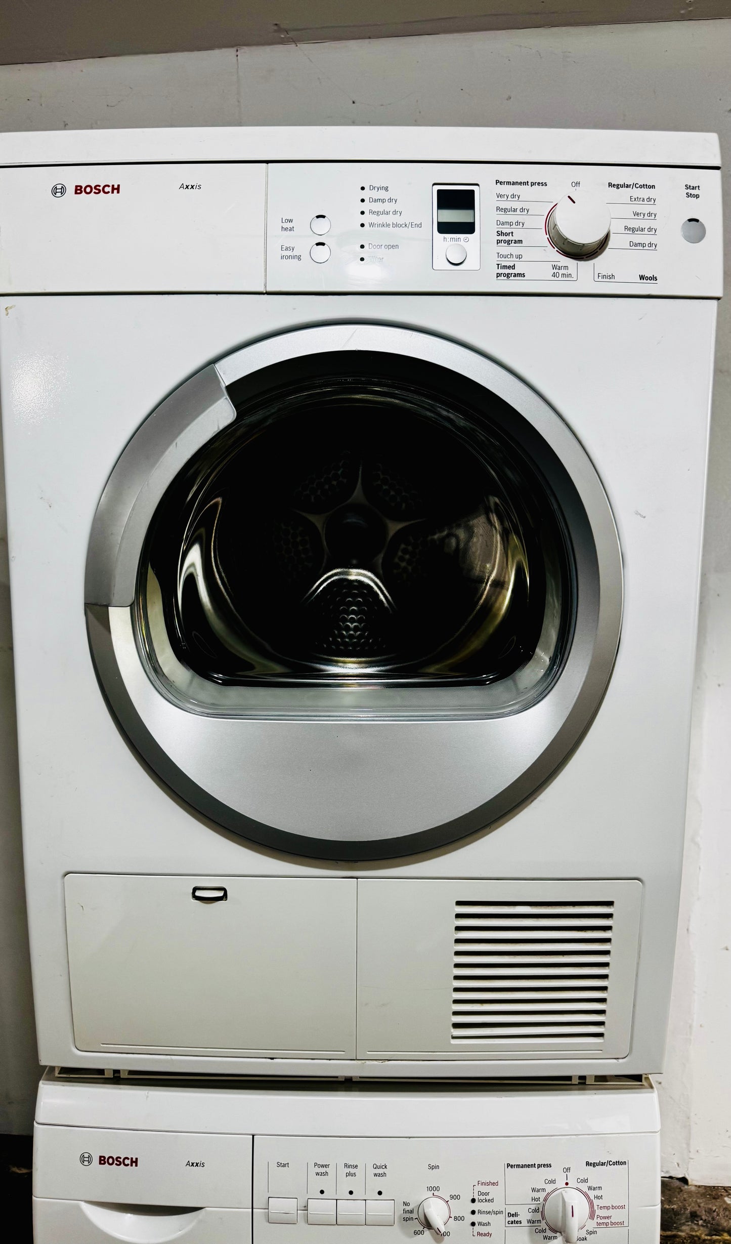 Bosch Washer & Ventless Dryer Set – Compact , Stackable $600