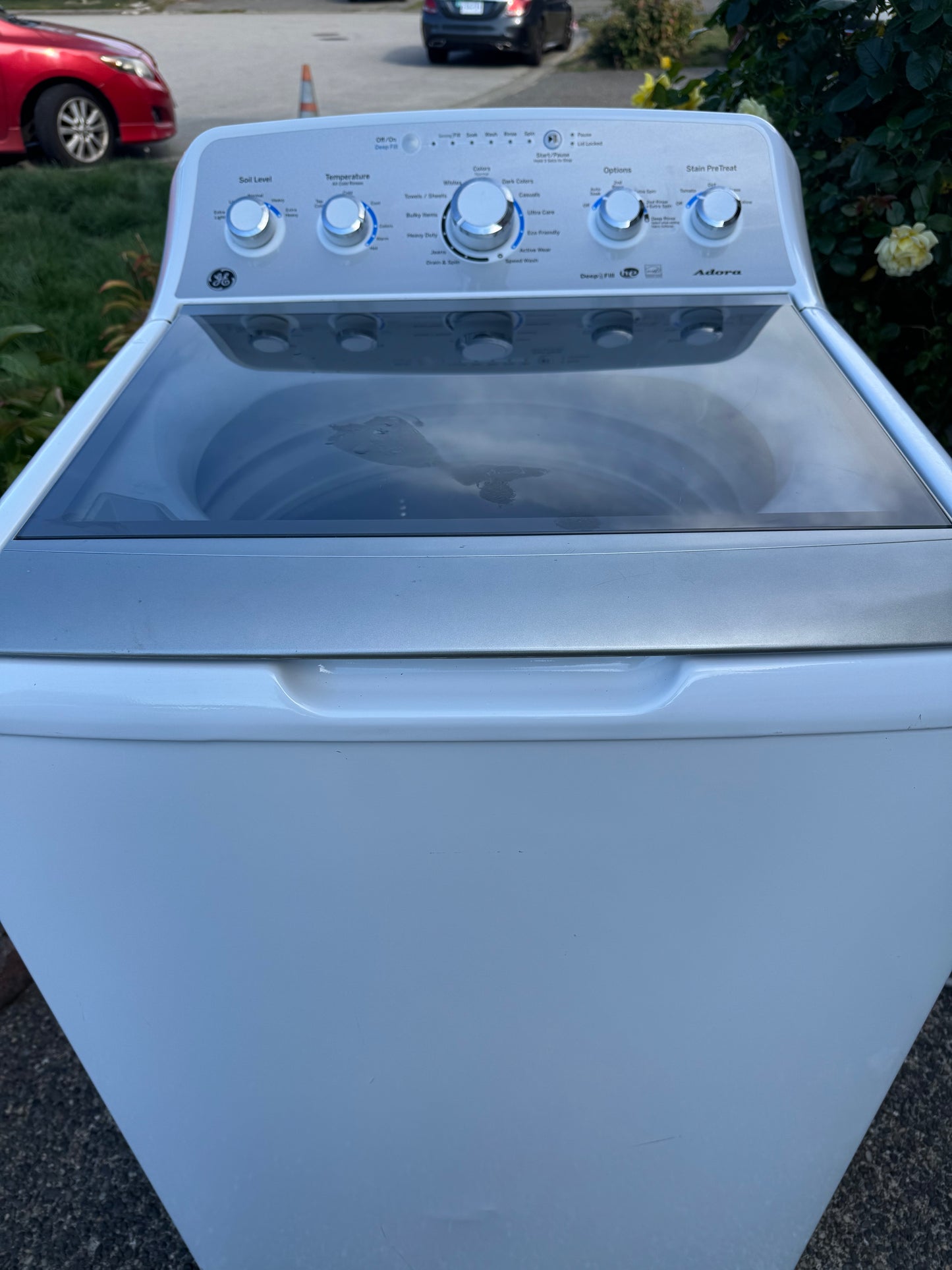 GE washer top load washer
