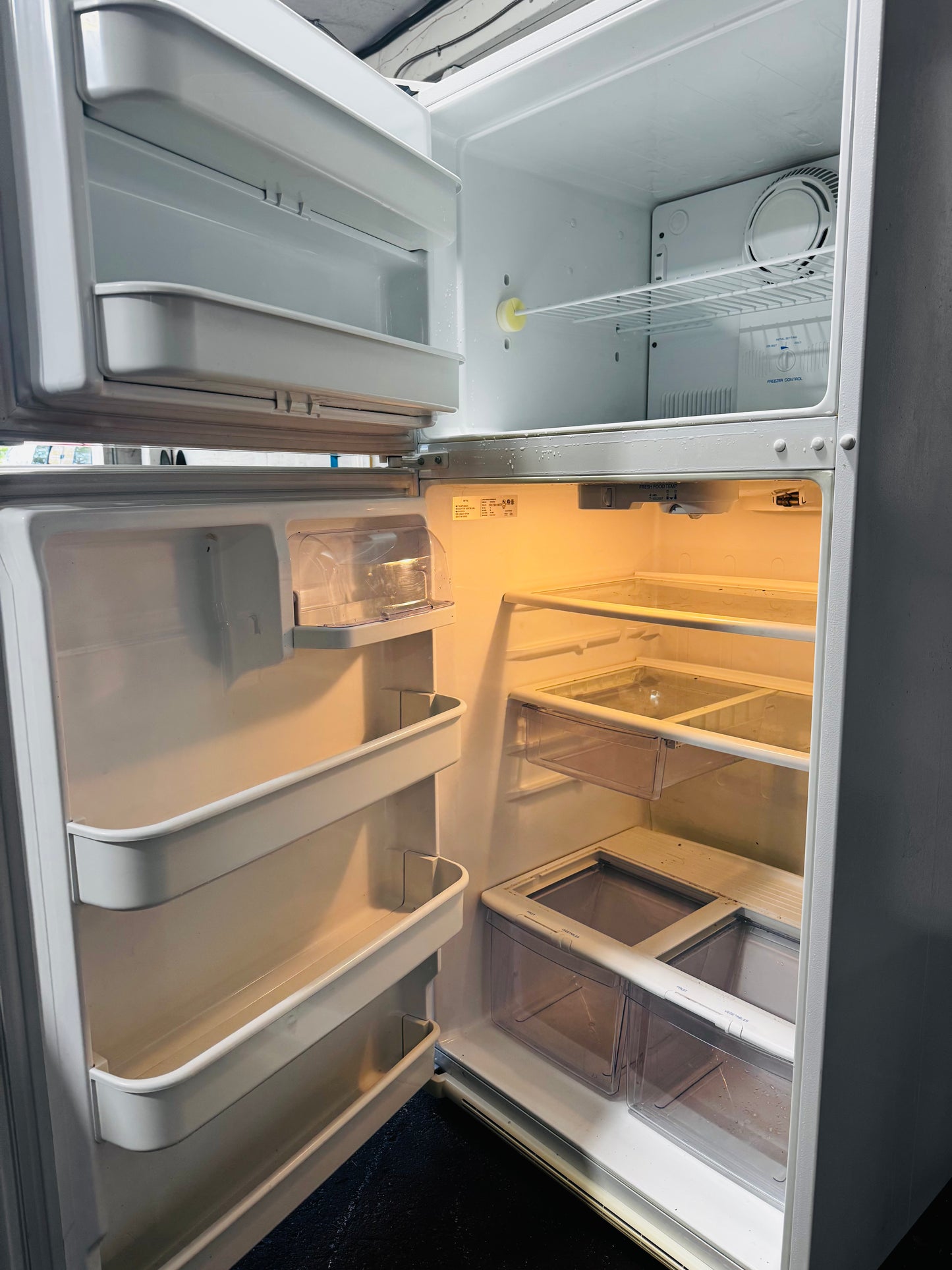 Whirlpool white fridge $300