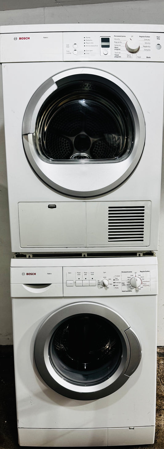 Bosch Washer & Ventless Dryer Set – Compact , Stackable $600